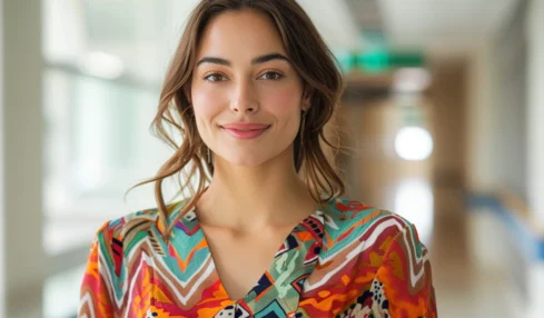 Les tendances actuelles : couleurs vives et motifs géométriques pour des blouses de santé modernes et stylées